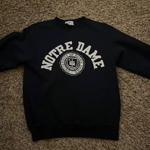 Small Notre Dame Navy Blue Crewneck